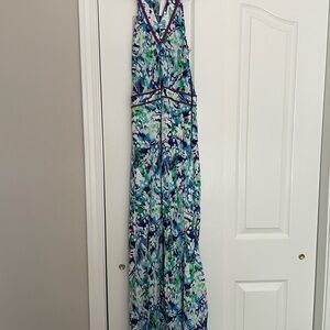 Robert Graham Krista - Blue and Purple Maxi Dress